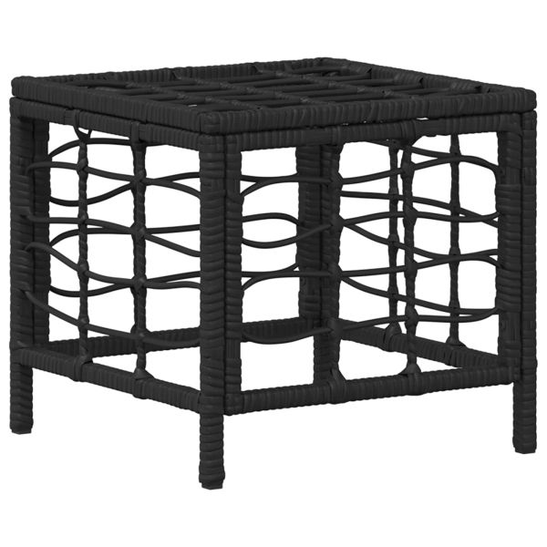 Комплект за хранене в градината с възглавница 4 pcs Черен и Сив