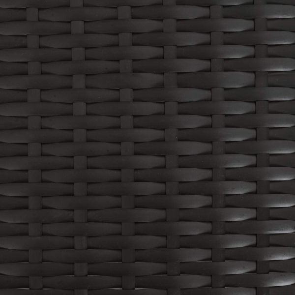 Комплект за хранене в градината с възглавница 4 pcs Черен и Сив