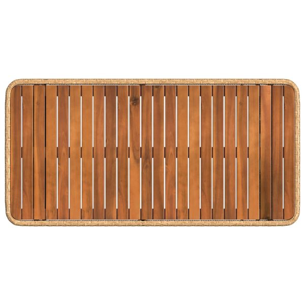 Комплект за хранене в градината 4 pcs Натурален и бял