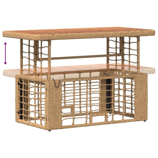 Комплект за хранене в градината 4 pcs Натурален и бял