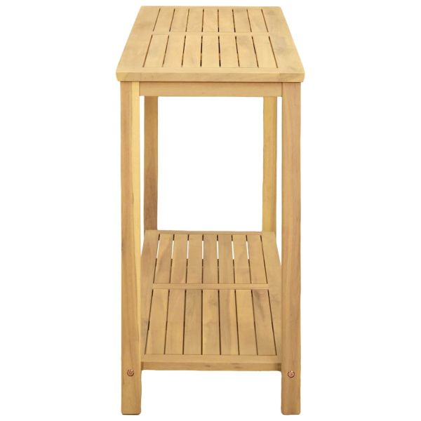 Градинска конзолна маса Светъл акация 110 x 40 x 75 cm