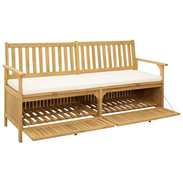 Пейка с място за съхранение с възглавница 170 x 63 x 84 cm