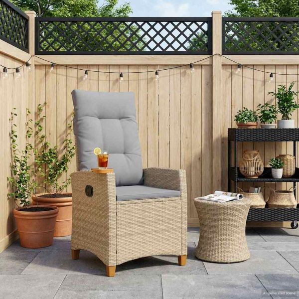 Регулируем стол с плоча за чай 62 x 64 x 112 см полиратан