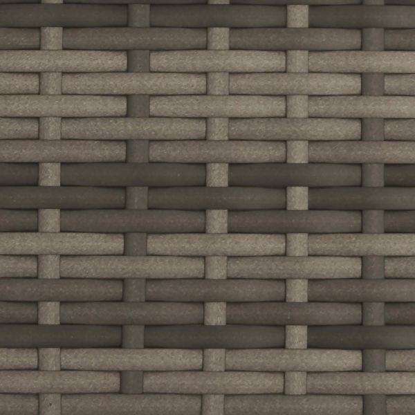 Комплект градински диван с функция на легло Сив и тъмен син