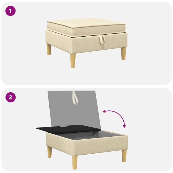 Табуретка с място за съхранение