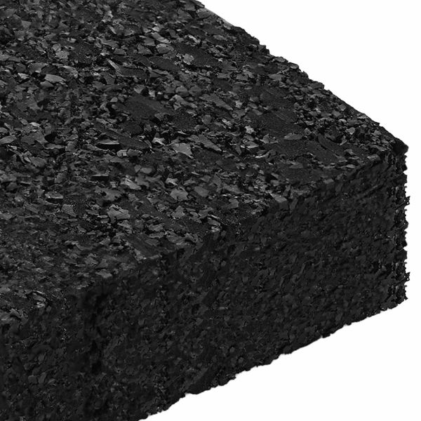 Подложка от гумена гранулат Черен 6 x 9 x 2 см Каучук