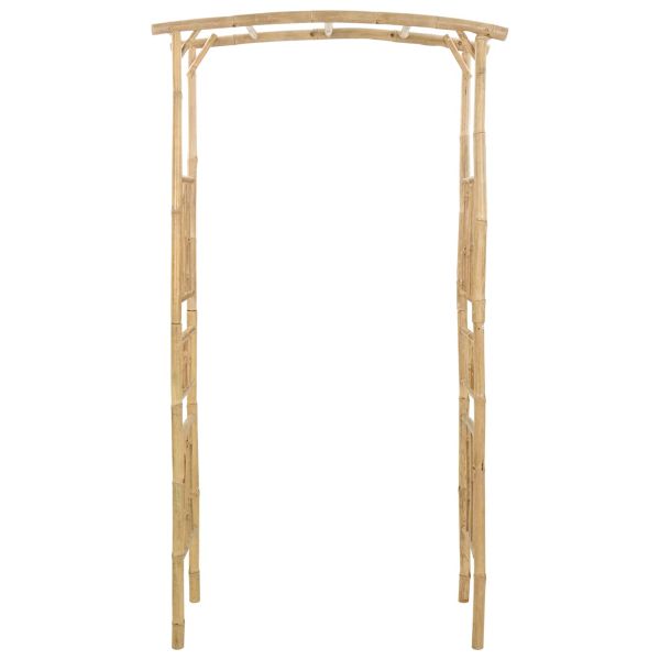 Градинска арка Естествен 110 x 40 x 205 см Бамбук