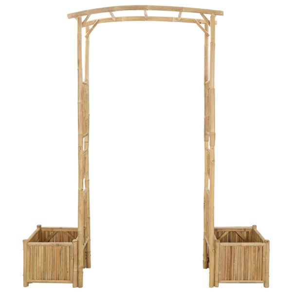 Градинска арка Естествен 177 x 40 x 205 см Бамбук