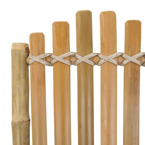 Градински стол 4 pcs Естествен 42 x 53 x 90 см Бамбук