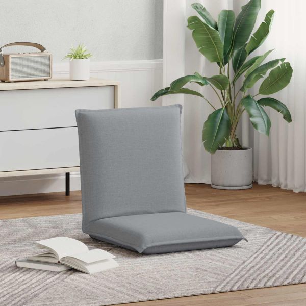 Подово кресло Светлосиво 54 x 64 x 59 см текстил