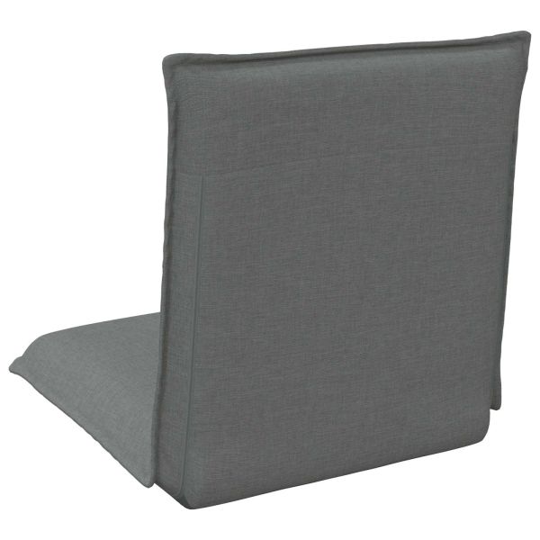 Подово кресло Тъмен сив 54 x 64 x 59 см текстил