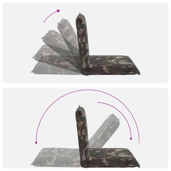 Подово кресло Военнозелено 54 x 64 x 59 см текстил