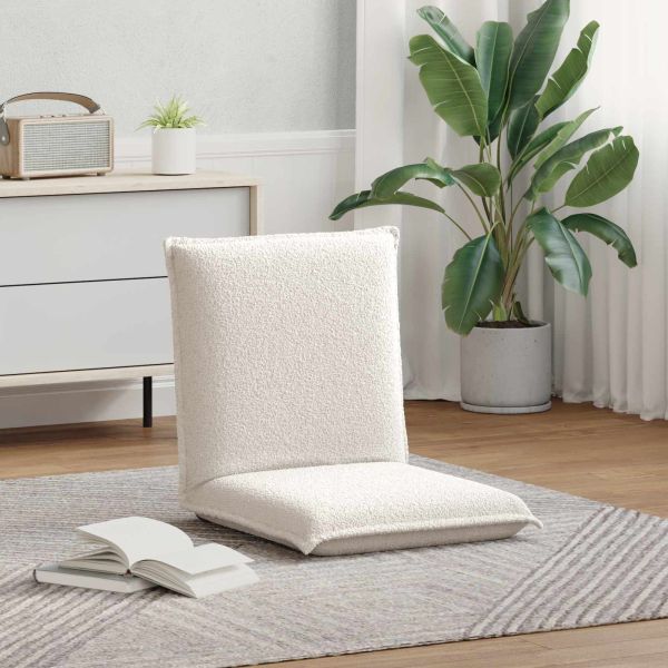 Подово кресло Крем 54 x 64 x 59 см Вълнена тъкан