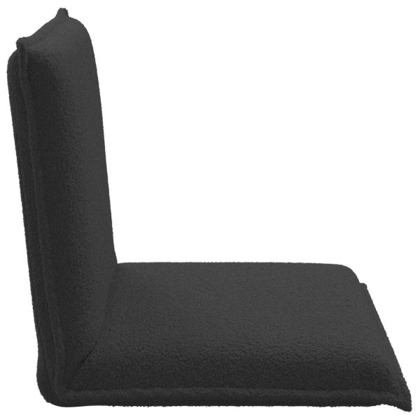 Подово кресло Тъмен сив 54 x 64 x 59 см Вълнена тъкан