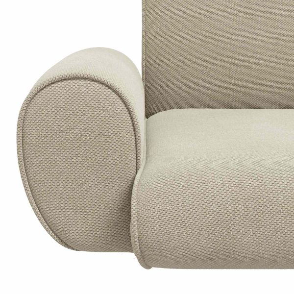 Подово кресло Пясък 68 x 51 x 56 см Гранчест велур