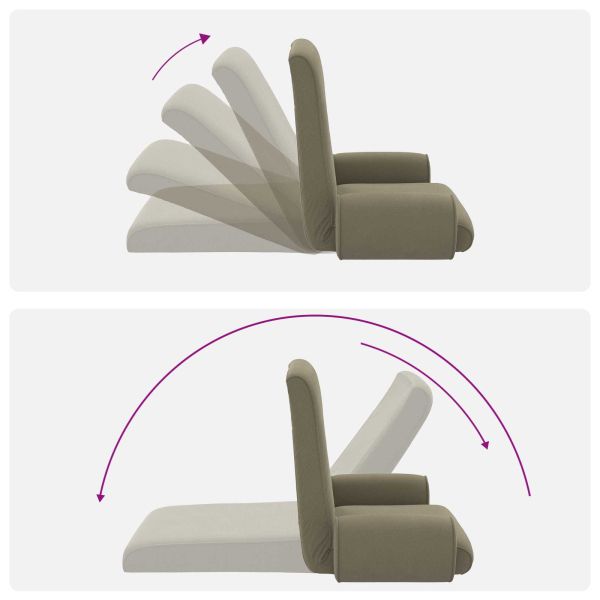 Подово кресло Каки 68 x 51 x 56 см Гранчест велур