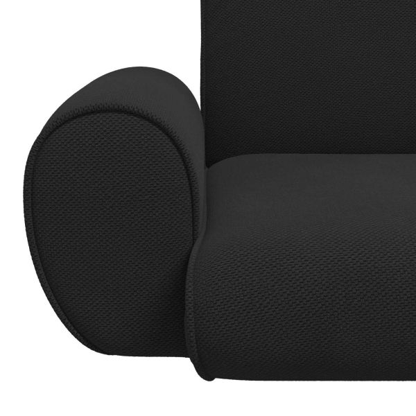 Подово кресло Черен 68 x 51 x 56 см Гранчест велур