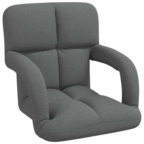 Регулируем подов стол Тъмносиво 58 x 62 x 58 см Текстил