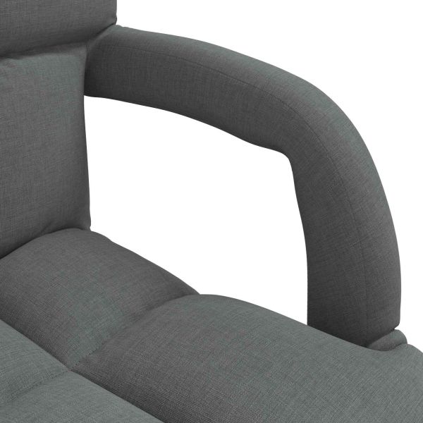 Регулируем подов стол Тъмносиво 58 x 62 x 58 см Текстил