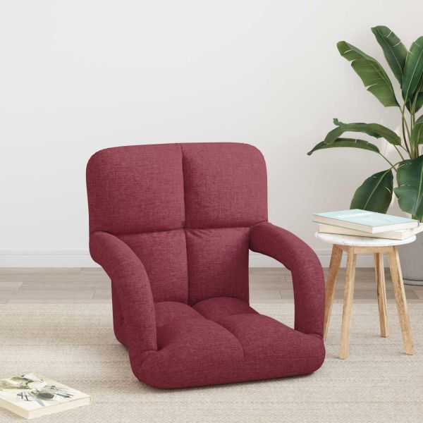 Регулируем подов стол Виненочервен 58 x 62 x 58 см Текстил