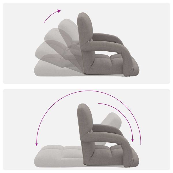 Регулируем подов стол Таупе 58 x 62 x 58 см Текстил