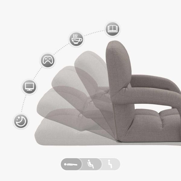 Регулируем подов стол Таупе 58 x 62 x 58 см Текстил