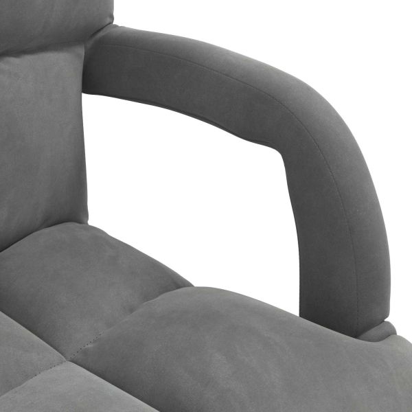 Подово кресло Тъмен сив 58 x 62 x 58 см Кадифе