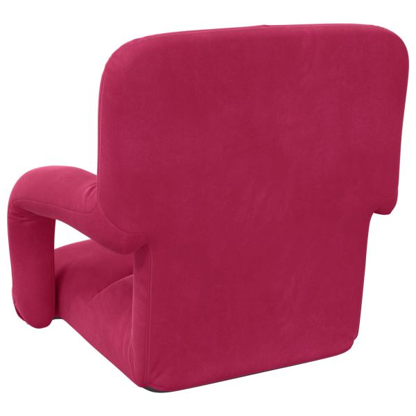 Подово кресло Виненочервен 58 x 62 x 58 см Кадифе