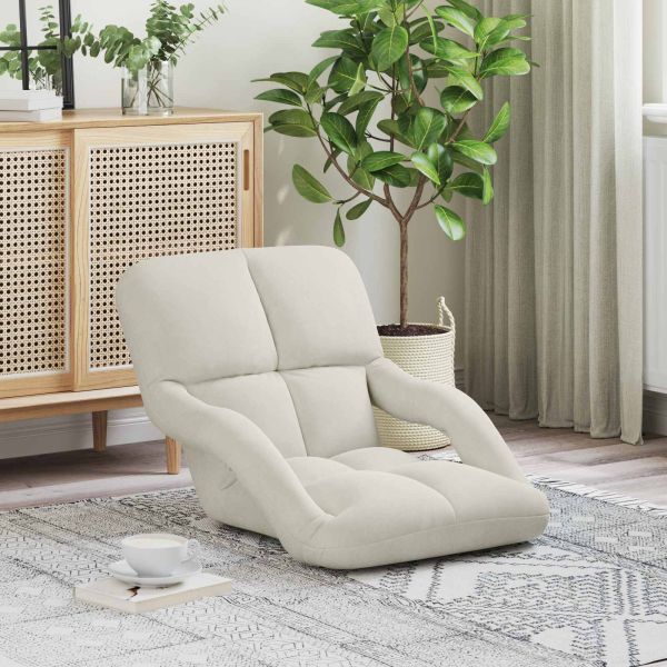 Подово кресло Крем 58 x 62 x 58 см Кадифе