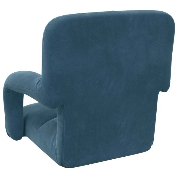 Подово кресло Синьо 58 x 62 x 58 см Кадифе