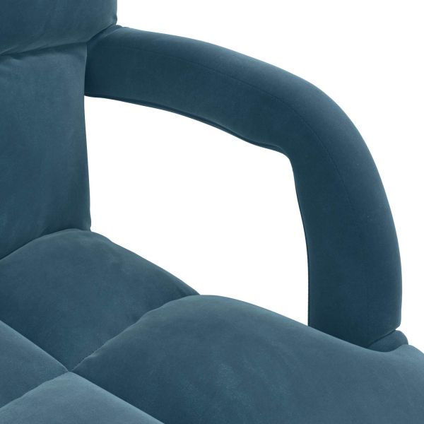 Подово кресло Синьо 58 x 62 x 58 см Кадифе