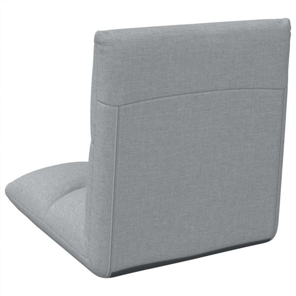 Подово кресло Светлосиво 50 x 61 x 57 см текстил