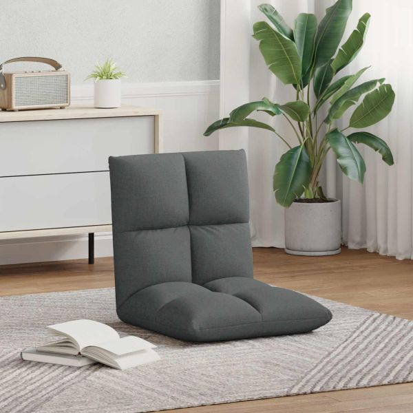 Подово кресло Тъмен сив 50 x 61 x 57 см текстил