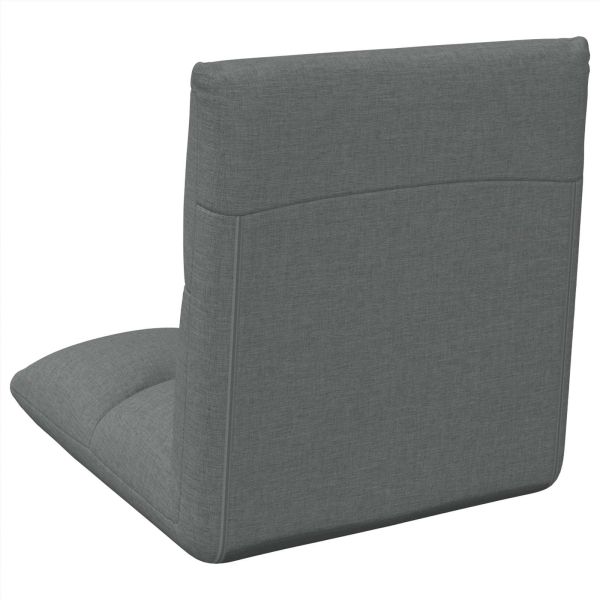 Подово кресло Тъмен сив 50 x 61 x 57 см текстил