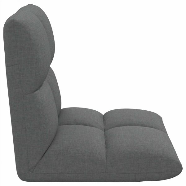 Подово кресло Тъмен сив 50 x 61 x 57 см текстил