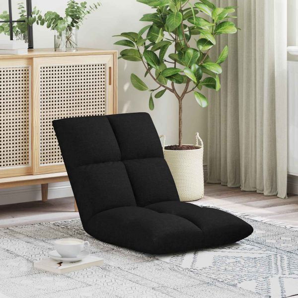 Подово кресло Черен 50 x 61 x 57 см текстил