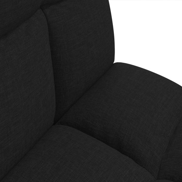 Подово кресло Черен 50 x 61 x 57 см текстил