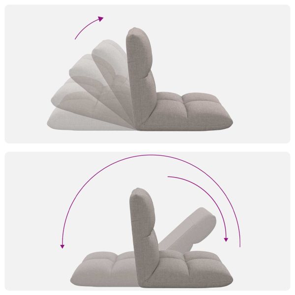 Подово кресло Таупе 50 x 61 x 57 см текстил