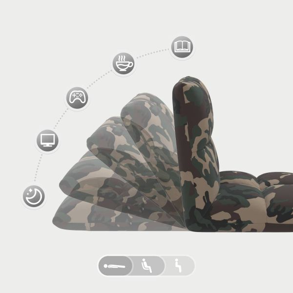 Подово кресло Военнозелено 50 x 61 x 57 см текстил