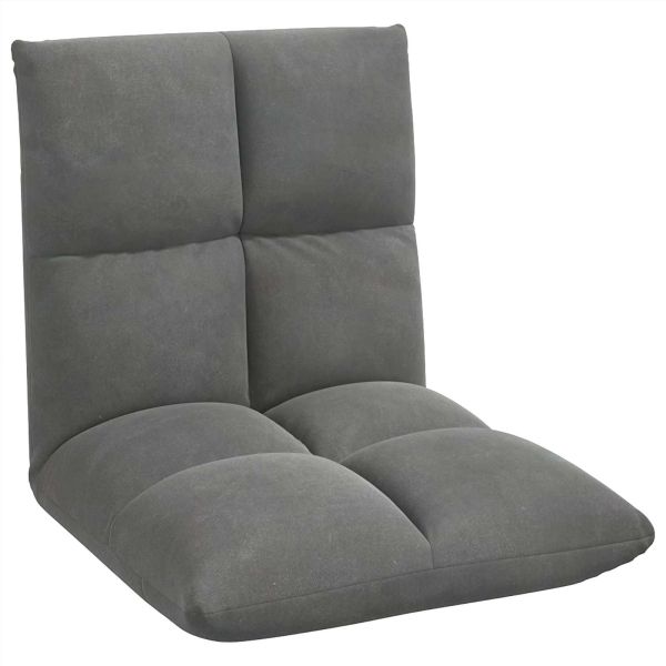 Подово кресло Тъмен сив 50 x 61 x 57 см Кадифе