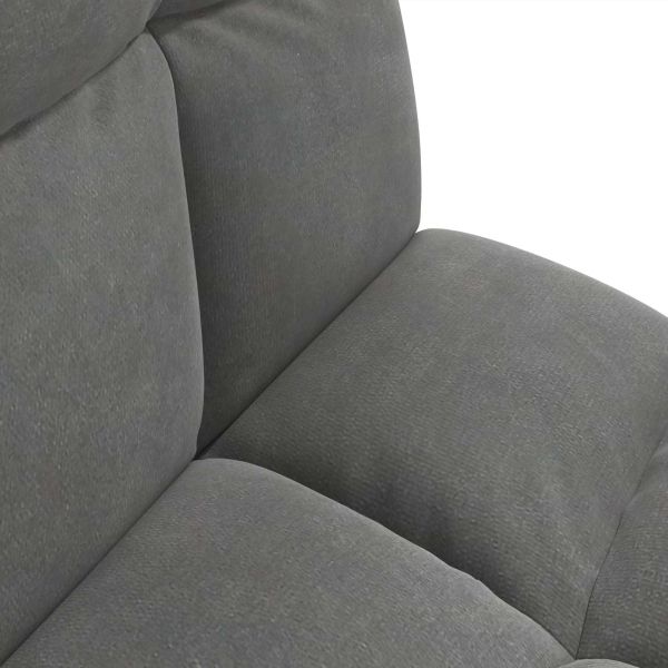 Подово кресло Тъмен сив 50 x 61 x 57 см Кадифе