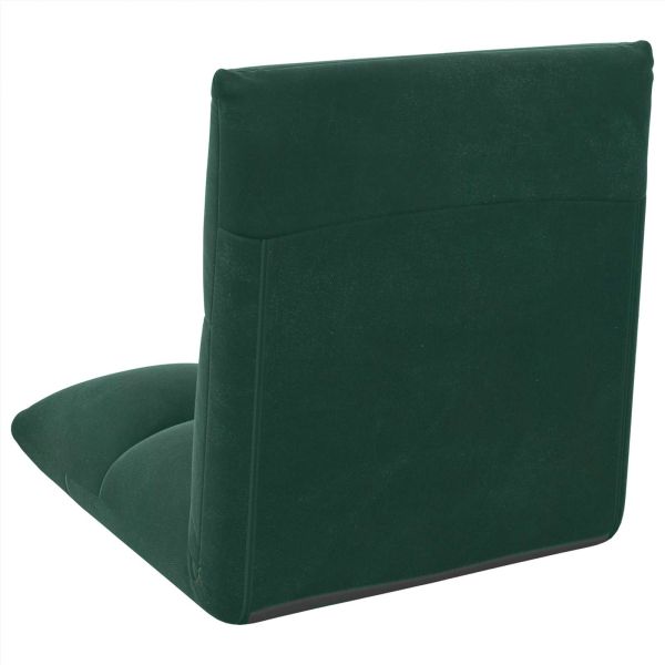 Подово кресло Тъмен зелен 50 x 61 x 57 см Кадифе