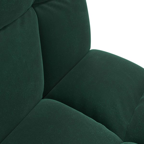 Подово кресло Тъмен зелен 50 x 61 x 57 см Кадифе
