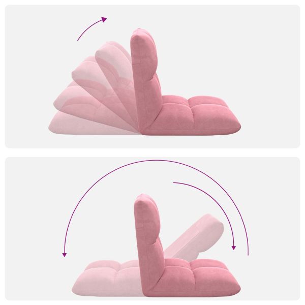 Подово кресло Розово 50 x 61 x 57 см Кадифе