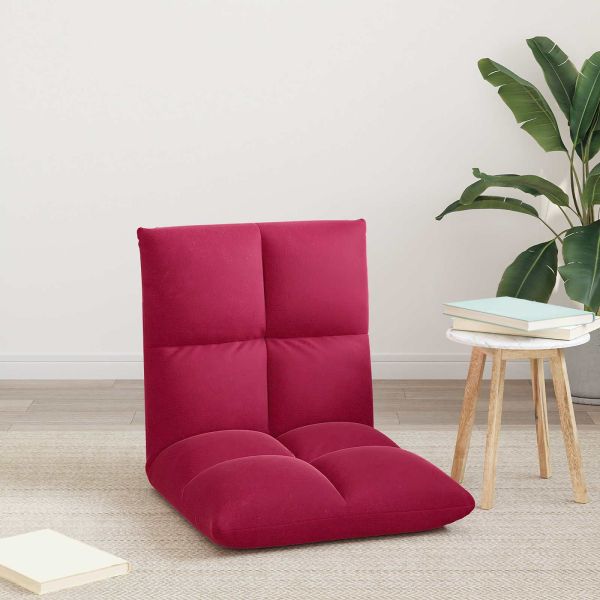 Подово кресло Виненочервен 50 x 61 x 57 см Кадифе