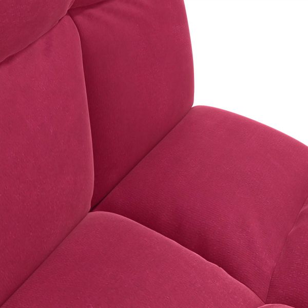 Подово кресло Виненочервен 50 x 61 x 57 см Кадифе