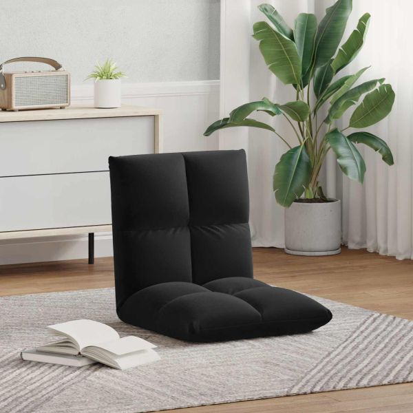 Подово кресло Черен 50 x 61 x 57 см Кадифе