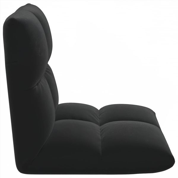 Подово кресло Черен 50 x 61 x 57 см Кадифе