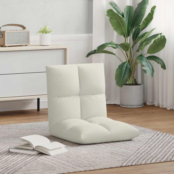 Подово кресло Крем 50 x 61 x 57 см Кадифе