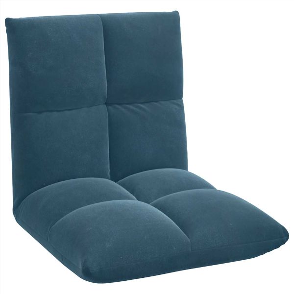 Подово кресло Синьо 50 x 61 x 57 см Кадифе